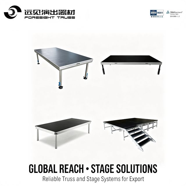 Hot Sale Truss Aluminum Stage Portable Platform Folding Stage for Outdoor Concert