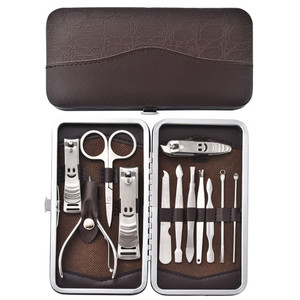 WELLFLYER-Kit de manicura profesional, set de herramientas de manicura para hombre y mujer, nuevo diseño, 12 unidades, 2017 - Product Image 2