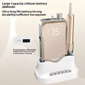 High Quality Ultra-Quiet Rechargeable <b>Nail</b> Grinder New Brushless <b>Nail</b> Polish Tool for <b>Nail</b> Drill Machine 35000rpm Professional - Product Image 6