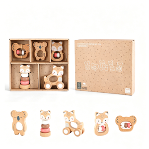 Juego de Sonajeros de Madera Orff al por Mayor, Instrumento de Percusión, Campana de Mano, Juguete Musical Educativo para Niños - Product Image 2