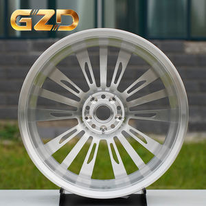 Rines de Aleación Forjados Personalizados GZD 5x112 5x120 de 18 19 20 21 22 Pulgadas con Acabado Cromado Brillante y Tapa Central Flotante para <span class=keywords><strong>Tesla</strong></span>, BMW, Benz - Product Image 2