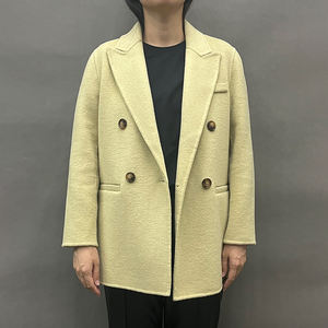 New Coming Wholesale High Quality 100% Wool Woman Coat Cashmere <strong>Blazer</strong> - Product Image 6