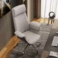 Chaises de bureau, chaise de conférence en cuir, chaise de bureau pivotante ergonomique, chaise de direction, mobilier de bureau de luxe