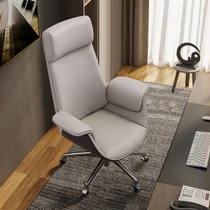 Sillas de oficina เก้าอี้ประชุมเก้าอี้หนังเก้าอี้สำนักงานสำหรับผู้บริหารเหมาะกับการหมุนเก้าอี้เจ้านายหรูหราเฟอร์นิเจอร์สำนักงาน - Product Image 4