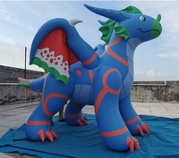 Dragon de feu gonflable en PVC de haute qualité personnalisé Beile pour modèle