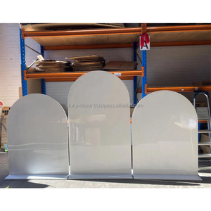 Furun บอร์ดฉากหลังแต่งงานแบบโค้งสำหรับตกแต่งงานแต่งงานฉากหลังถ่ายภาพ - Product Image 5