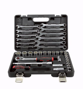 37 + 2pcs tự động sửa chữa Bộ công cụ wrenches Hex Key Ratchet xử lý cơ khí ô tô công cụ ổ cắm công cụ thiết lập hộp - Product Image 1