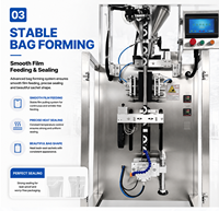 Machine d'emballage automatique pour sachets à coins arrondis de poudre de café instantané et de thé Halia pour petites entreprises