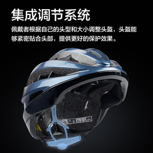 Casque de vélo de route PC+EPS 26+ aérations respirantes Protection de la tête unisexe pour le cyclisme - Product Image 3