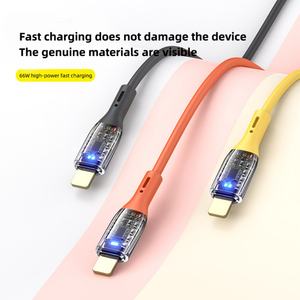 Nuevo Cable de Datos Tipo-C a Tipo-C de Carga Rápida de 66W 6A Personalizado de 1M para Huawei y Power Bank - Product Image 2