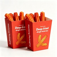 Boîtes à frites pour entreprises, emballage personnalisé pour la restauration rapide, contenants en papier pour poulet et hamburgers à emporter, boîtes alimentaires de qualité