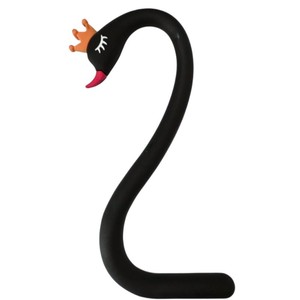Crown Swan 3D Soft Rubber Neck Cake Topper Valentine's Day Reusable Decoration Heart Shape Birthday Party Ornament - Product Image 5