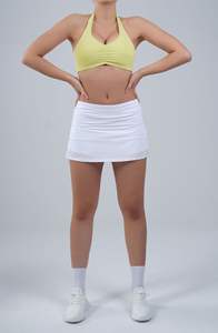 Benutzer definierte High Waist Workout Running Plus Size Damen röcke mit Shorts Taschen Mini Plissee Golf Tennis Röcke für Frauen - Product Image 5