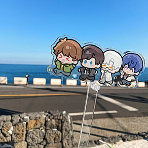 Bastone per Check-in Personalizzato per Laurea, Borsa da Viaggio in Acrilico con Disegni Cartoon, Cornice Portafoto in Plastica a Forma di Animale - Product Image 1