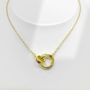 wholesale plata 925 silver Minimalist Yellow Gold Plated party necklace round engraved summer shell butterfly <b>charm</b> necklaces - Product Image 1