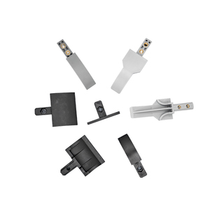 60mm rộng/trung bình/nhỏ C hộ Lan Tôn sóng nhựa hướng dẫn tấm, cuối bìa, hướng dẫn khối khối khối kết nối màu đen tấm cuối Bìa - Product Image 1