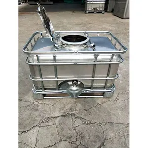 stainless steel Transportation and storage ibc tank / 1000L 275 Gallon stainless steel water ibc tote tank