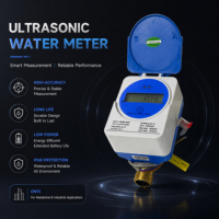 Compteur d'eau ultrasonique Tai'an Xinhaitai 1/2 pouce en cuivre avec communication filaire/sans fil MBus/Modbus/RS485/LoRaWan/Lora IP68