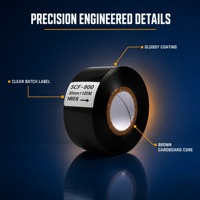 Ruban de transfert thermique générique SCF-900 noir PET 30mm*100m pour emballage plastique et codage de date de péremption