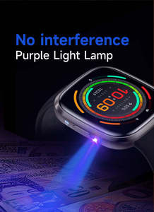 Montre connectée HT31 1,72 pouces pour femmes et couples, bracelet de sport extérieur IP67 avec lampe torche, suivi du sommeil, design carré tendance - Product Image 6