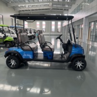 Voiturette de golf électrique tout-terrain 4 places, batterie au lithium, vitesse 30-50 km/h, autonomie 70-90 km, certifiée CE