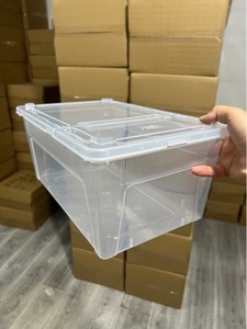 Caja de cría extra grande para reptiles, suministros de hibernación para ranas con cuernos, gusanos de seda, centípodes, geckos, caracoles, arañas, tortugas - Product Image 3