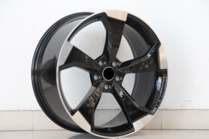<span class=keywords><strong>Jantes</strong></span> en alliage YXQ 18 19 pouces 18x8J 19x8.5J 5 trous noir roues en fonte à cinq rayons pour A3 A4 A5 A6 A7 A8 <span class=keywords><strong>Q2</strong></span> Q3 Q5 Q7 Q8 S3 S4 S5 - Product Image 2