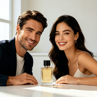 Parfum féminin floral blanc sophistiqué, style boutique haut de gamme ; Parfum de luxe, parfum original