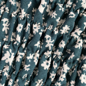 Gaun Chiffon Musim Panas Model Off-shoulder, Tanpa Lengan, Pinggang Ramping, High Waist, A-line, Elegan, Motif Bunga, Model Swing, Panjang, Grosir - Product Image 5