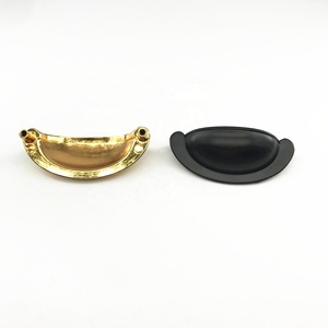 골드 서랍 손잡이 컵 빈 쉘 드레서 손잡이 주방 캐비닛 손잡이 - Product Image 3
