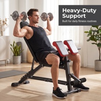 Banc de musculation réglable en hauteur, léger et portable, avec logo personnalisé