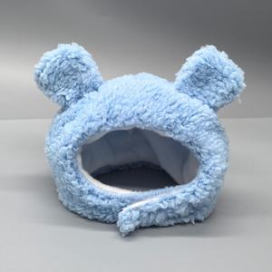 かわいいふわふわポリエステルパンダのクロシェ編みハロウィン無地冬クリスマス猫犬ペット帽子 - Product Image 6