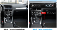 21 "nouveau Design double écran autoradio lecteur stéréo DVD pour Audi Q5 2009-2016 avec navigation GPS de voiture