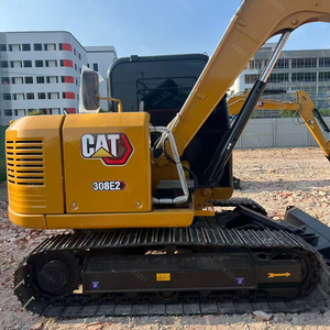 Miniexcavadora de cadenas CAT308E2 usada original de EE. UU. con motor estable para proyectos de tuberías en zonas rurales y cimentaciones de pequeñas construcciones. - Product Image 6