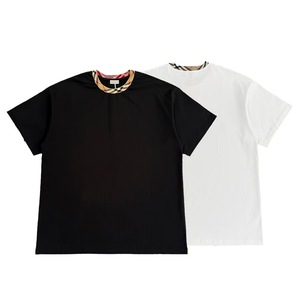 Camiseta de manga corta BUR Fashion Casual Summer 100% algodón, clásica, básica, holgada, color morado, para hombre. - Product Image 1