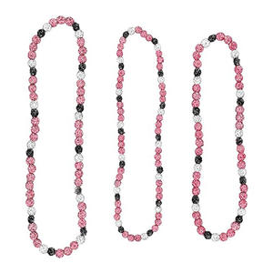 Grosir berlian imitasi pria terinspirasi bisbol manik-manik kalung diskoball untuk pecinta tim bisbol - Product Image 4