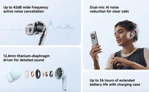 Nuevos Redmi Buds 8 Lite, Auriculares Inalámbricos TWS con Doble Micrófono, Reducción de Ruido por IA, Batería de Larga Duración, Ecualizador Personalizable - Product Image 2