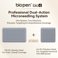 Nouvelle machine de microneedling Bio4 à double action Hydra avec embouts 64 et 120 aiguilles pour la croissance des cheveux et les soins de la peau