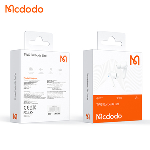 Audífonos Inalámbricos Mcdodo de Baja Latencia, Verdadero Sonido Estéreo, Bluetooth 5.1, con Micrófono, 20 Horas de Reproducción con Estuche de Carga - Product Image 6