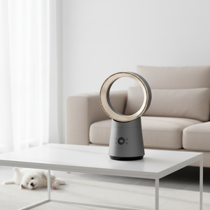 <span class=keywords><strong>Ventilateur</strong></span> de <span class=keywords><strong>bureau</strong></span> ultra silencieux, <span class=keywords><strong>ventilateur</strong></span> de table oscillant à 8 vitesses avec minuterie de 9 heures pour la maison avec télécommande - Product Image 2