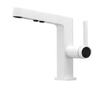 Robinet de lavabo monotrou en alliage de zinc moderne de vente chaude