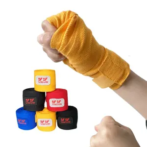 La mano di boxe avvolge i cinturini da polso bende da allenamento per Fitness di sicurezza in cotone bende da Kick Boxing per le mani