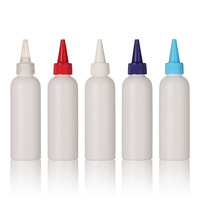 Bouteilles souples en plastique PET HDPE de qualité alimentaire personnalisées OEM ODM pour huile d'olive, distributeur de sauce avec bouchons à vis pour l'huile