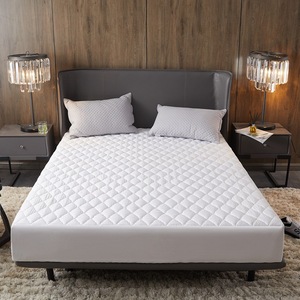 Waterproof Mattress Pad,Quilted Fitted Mattress <b>Cover</b>, Deep Pocket Microfiber Super Soft Mattress Topper - Product Image 1