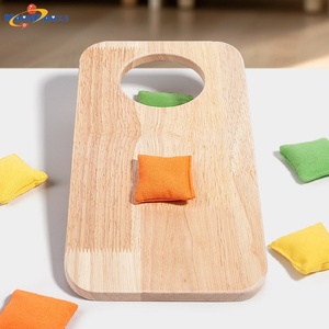 <span class=keywords><strong>Gioco</strong></span> da Esterno in Legno per Bambini, Set Tavolo da Lancio con Sacchetti di Sabbia, <span class=keywords><strong>Gioco</strong></span> Multiplayer per Ragazzi - Product Image 1