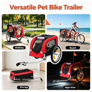 <span class=keywords><strong>Remolque</strong></span> Plegable <span class=keywords><strong>para</strong></span> Bicicleta <span class=keywords><strong>para</strong></span> Mascotas, Capacidad <span class=keywords><strong>de</strong></span> 40 kg, con Ruedas <span class=keywords><strong>de</strong></span> 16 Pulgadas y Acoplador Universal <span class=keywords><strong>para</strong></span> Ciclismo - Product Image 4