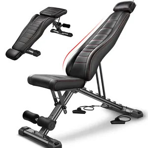 bench stoel druk Suppliers-Verstelbare Bench Dumbbell Barbell Druk Zitten Stoel Hoogte Workout Gewichten Oefening Gym Fitness Belasting Apparatuur