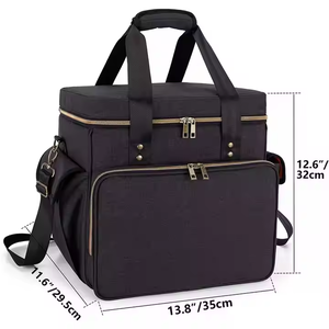 Boîte de <span class=keywords><strong>rangement</strong></span> d'album vinyle de voyage de haute qualité avec séparateur porte sac de disque vinyle sac de disque portable sac de CD extérieur Portable - Product Image 6
