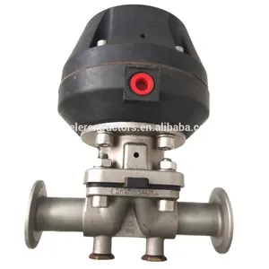 Sanitary Stainless Steel 316L Diaphragm Valve/Quick-install Diaphragm Valve with PTFE + EPDM sealing