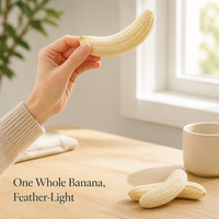 Gefreeze-droogde hele bananen snack bulk knapperig gezond fruit FD technologie OEM groothandel fabriek export leverancier winkel